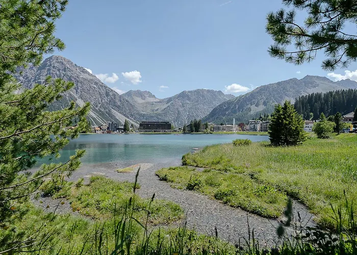 Lägenhet Viktoria A44 By Vacations, Exklusives App Im Zentrum Mit Privater Garage & Panoramablick Arosa